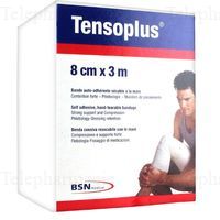 BDE TENSOPLUS COH BLANC 8CMX3M