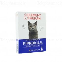 CLEMENT THEKAN Fiprokil chat 4 pipettes de 0.5ml