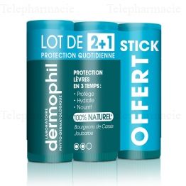 Sticks Lèvres Protection Quotidienne Lot de 3 x 4g