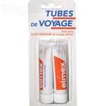ELMEX Dentifrice protection caries tubes de voyage lot de 2 tubes 12ml