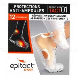 Sport Protections Anti-Ampoules EpitheliumTact Lot de 4 protections et 12 adh&eacute;sifs