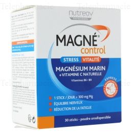 NUTREOV - Magné control Stress Vitalite 30 Sticks