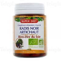 Radis Noir - Artichaut Bio - 80 comprim&eacute;s