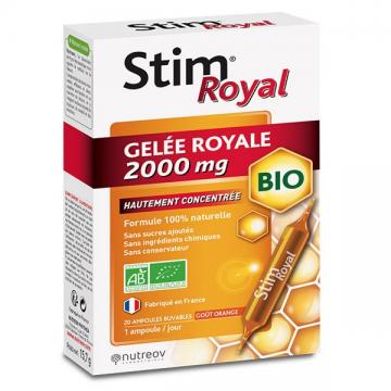 STIM ROYAL - Gel&eacute;e Royale 2000 mg bio 20 ampoules