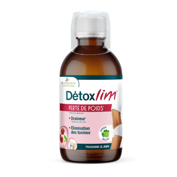 3 CH&Ecirc;NES - D&eacute;toxlim - Perte de Poids 500ml