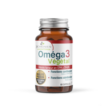 LES 3 CHENES OMEGA 3 VEGETAL 60 CAPS