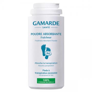 GAMARDE - PODOLOGIE  poudre absorbante fraicheur bio 35g