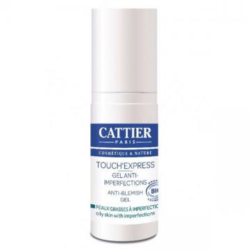 CATTIER - Crème & soin hydratant gel anti-imperfections touch'express bio 5ml