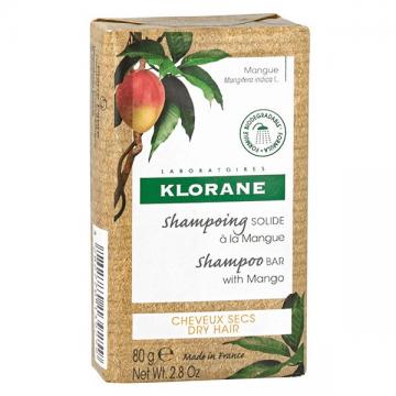 KLORANE - Shampoing solide mangue 80g
