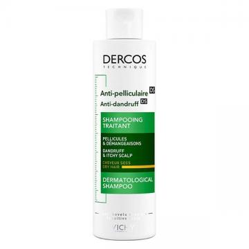 DERCOS - Shampoing anti-pelliculaire, cheveux secs 200ml