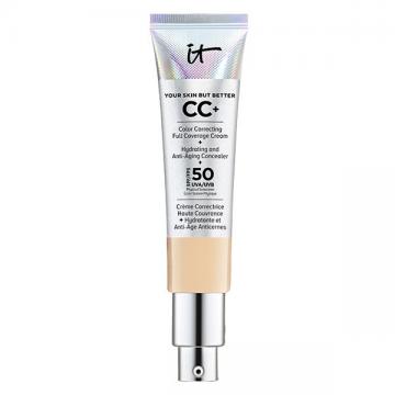 IT COSMETICS - Fond de Teint Your Skin But Better CC+ Crème Correctrice SPF50+ Light Medium