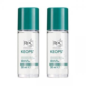 ROC - KEOPS - Déodorants à bille lot de 2x30ml