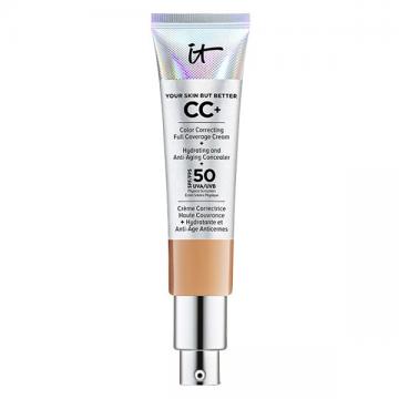 IT COSMETICS - Fond de Teint Your Skin But Better CC+ Crème Correctrice SPF50+ Tan 32ml