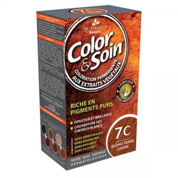 COLOR & SOIN - 7C Blond Terre Cuivre
