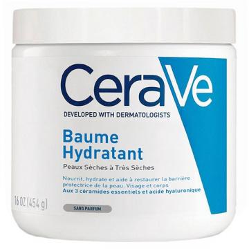 CERAVE -  Soins baume hydratant visage et corps peaux sèches à très sèches 454g
