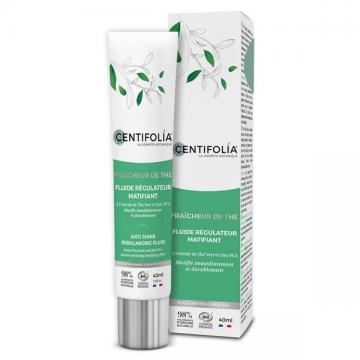 CENTIFOLIA - Fra&icirc;cheur de th&eacute; fluide r&eacute;gulateur matifiant bio 40ml