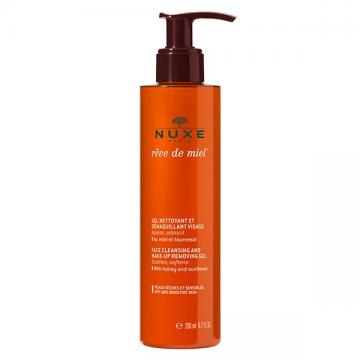 NUXE - REVE DE MIEL gel nettoyant d&eacute;maquillant 200ml