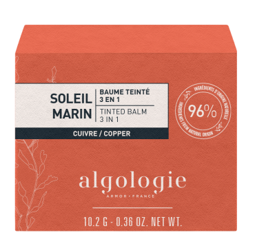 ALGOLOGIE - Soleil Marin - Baume teinté 3 en 1 Cuivre 10g