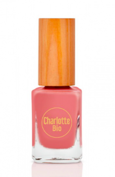 CHARLOTTE BIO - Vernis &agrave; ongle rose vintage 10ml