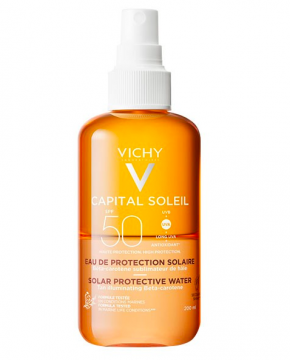 VICHY - CAPITAL SOLEIL - eau de protection solaire hâle sublimé SPF50 200ml