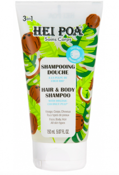 HEI POA - Shampoing douche 3en1 &agrave; la pulpe de coco 150ml