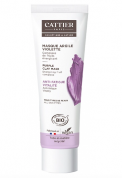 CATTIER - Argile violette masque complexe de fruits &eacute;nergisant bio 100ml