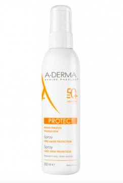 ADERMA - Protect spray tr&egrave;s haute protection SPF50+ 200ml
