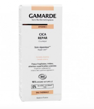 GAMARDE -  EPIDERM+ CICA REPAR soin r&eacute;parateur bio 40ml