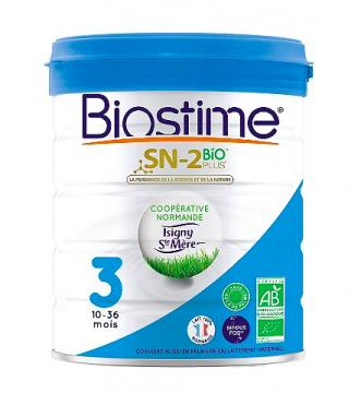 BIOSTIME - Lait SN-2 Bio Plus 3&egrave;me &acirc;ge 10 &agrave; 36 mois 800g