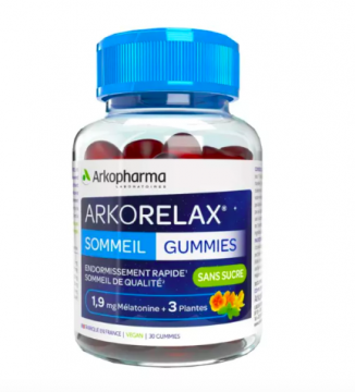 ARKOPHARMA - ARKORELAX - Sommeil Gummies 30 gommes sans sucre