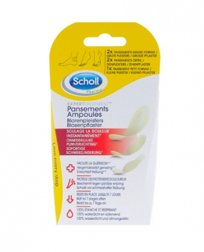 SCHOLL - ExpertTreatment pansements ampoules - 5 pansements