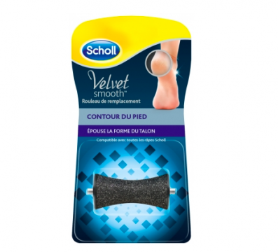 SCHOLL - Velvet smooth contour du pied 1 rouleau de remplacement