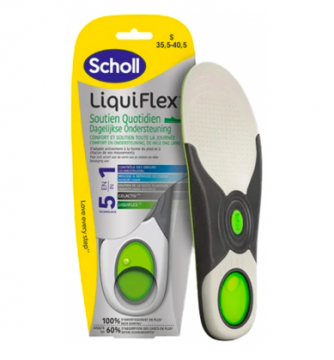 SCHOLL - Semelles liquiflex soutien quotidien 1 paire