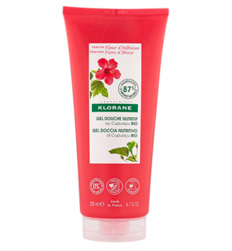 KLORANE - Beurre de cupua&ccedil;u gel douche nutritif Fleur d'Hibiscus 200ml