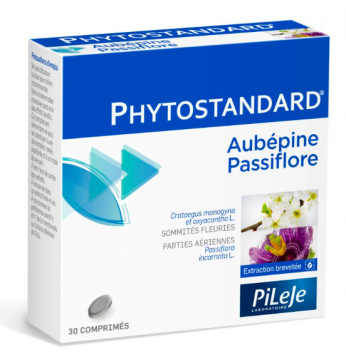 PILEJE - Phytostandard d'aubépine et de passiflore 30 comprimés