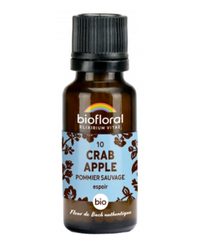 BIOFLORAL - Fleur de Back granules 10 crab apple pommier sauvage bio 19,5g