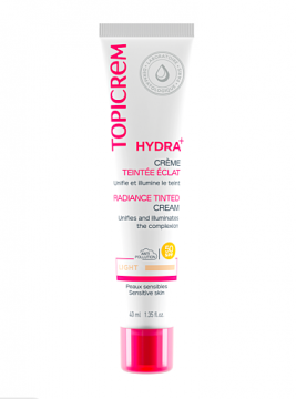 TOPICREM - Hydra+ cr&egrave;me teint&eacute;e &eacute;clat 40ml