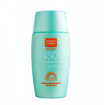 MARTIDERM - Sun care active (D) fluide visage SPF50+ tous types de peaux 50ml