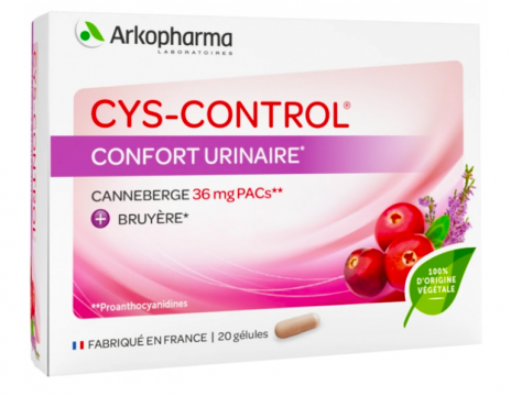 ARKOPHARMA - Cys-Control confort urinaire 20 g&eacute;lules