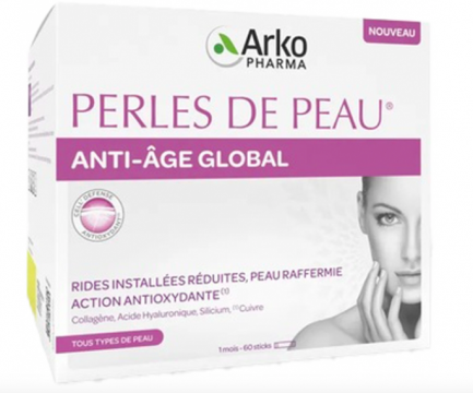 ARKOPHARM - Perles de peau anti-&acirc;ge global 60 sticks