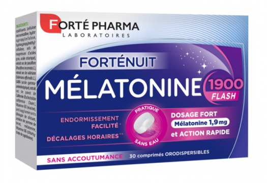 FORTE PHARMA - FORTÉNUIT - Mélatonine 1900 flash 30 comprimés