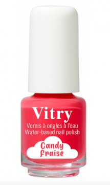 VITRY - Vernis &agrave; Ongles &agrave; l'eau 4ml - Couleur : Candy Fraise