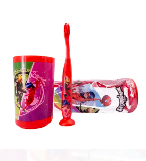 TINOUKOU - Coffret miraculous brosse &agrave; dents