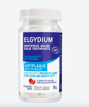 ELGYDIUM - Dentifrice solide anti plaque certifi&eacute; naturel