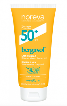 NOREVA - BERGASOL - Lait Invisible SPF50+ 150ml