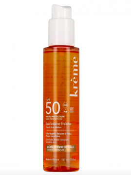 KREME - Eau folaire fraîche SPF 50 spray de 150 ml