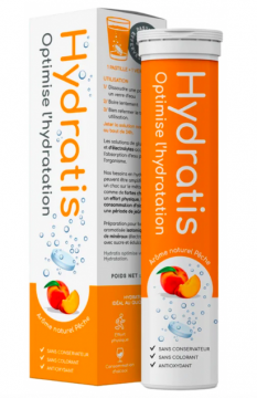 HYDRATIS - Pastilles d'hydratation pêche 20 pastilles