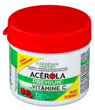 HERBESAN - Acérola premium 90 comprimés