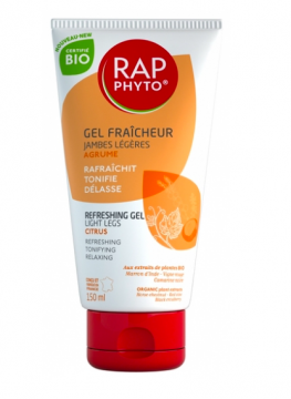 RAP - Phyto gel fra&icirc;cheur jambes l&eacute;g&egrave;res agrume bio 150 ml