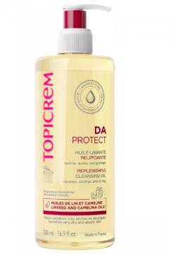 TOPICREM - Da protect huile lavante relipidante peaux sensibles tr&egrave;s s&egrave;ches et atopiques 500ml